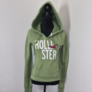 Hollister Women's Olive Hoodie